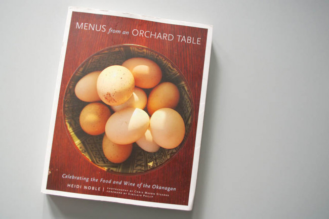 Menus from an Orchard Table by Heidi Noble