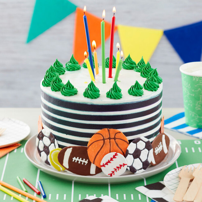 For the Love of Sports Birthday Cake | Wilton